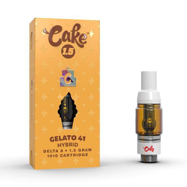 Cake Delta 8 1010 Kit Replacement Cartridges 1.5 Gram - Gelato 41 flavor