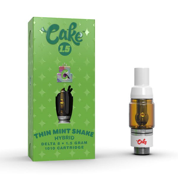 Cake Delta 8 1010 Kit Replacement Cartridges 1.5 Gram - Thin Mint Shake flavor