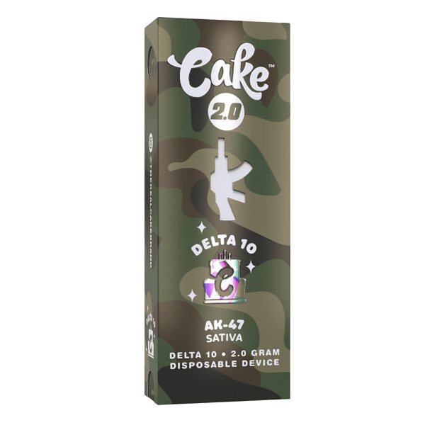 Cake Delta 10 Disposable Vape 2 Gram AK47 Strain