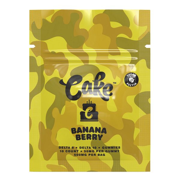 Buy Cake Delta 8 Delta 10 Gummies 500mg banana flavor