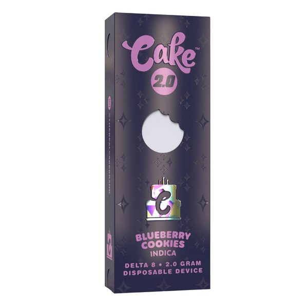 Cake Delta 8 Disposable 2G Blueberry Cookies Strain