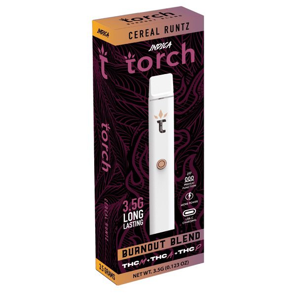 Torch Burnout Blend Disposable Vape Pen 3.5G - Cereal Runtz Strain