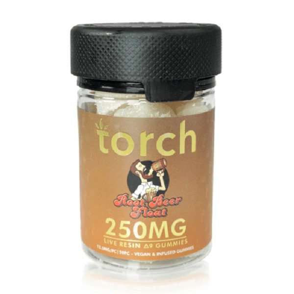 Torch Delta 9 Live Resin Gummies 250mg - Root Bear Float Flavor