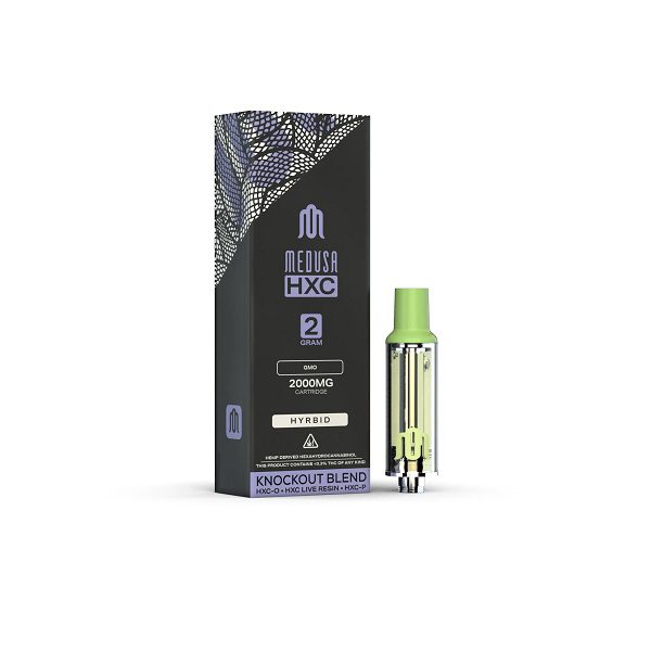 Medusa HXC Vape Cartridge 2000mg - GMO – Hybrid Strain