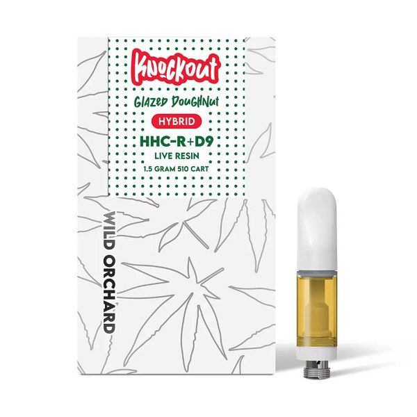 Wild Orchard Knockout “Glazed Doughnut” HHC-R Live Resin 510 Cart 1.5G