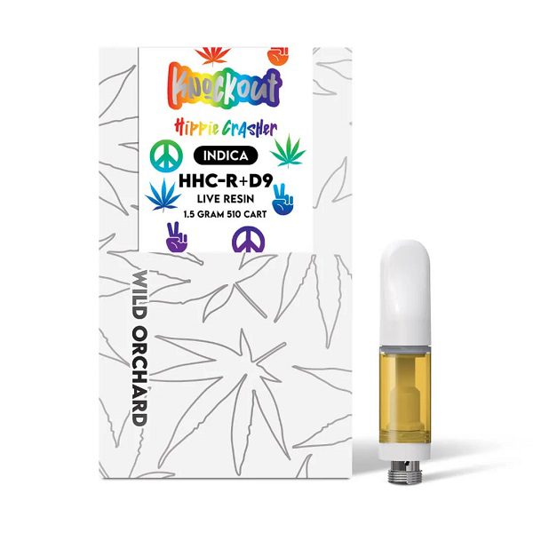 Wild Orchard Knockout “Hippie Crasher” HHC-R Live Resin 510 Cart 1.5G