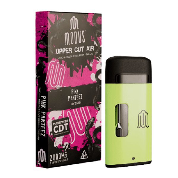 Modus Uppercut Air Rechargeable & Disposable Vape 2g - Pink Panteez (Hybrid) Strain