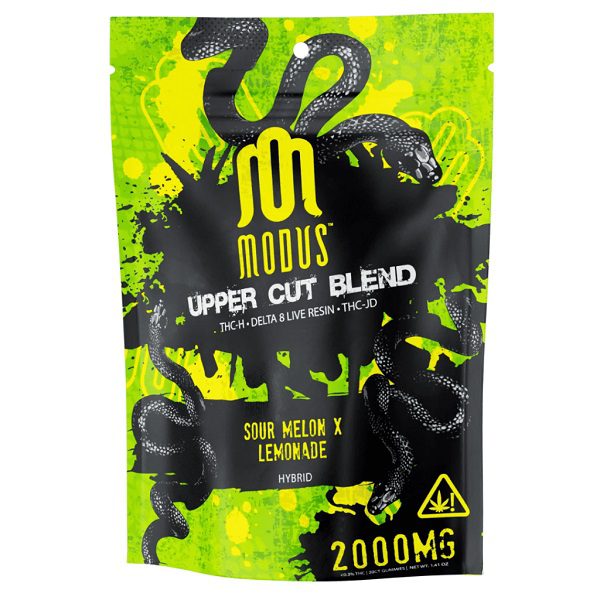 Modus Uppercut Blend Gummies 2000mg - Sour Melon x Lemonade (Hybrid) Flavor