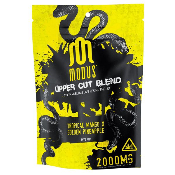 Modus Uppercut Blend Gummies 2000mg - Tropical Mango x Golden Pineapple (Hybrid) Flavor