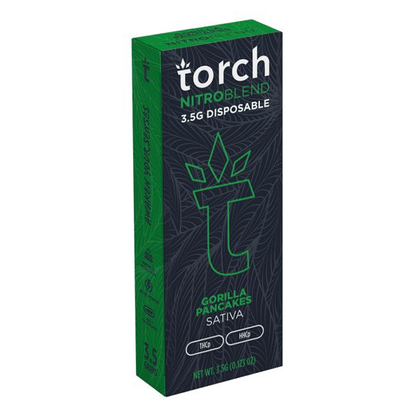 Torch Nitro Blend Disposable Vape Pen 3.5G - Gorilla Pancakes Sativa