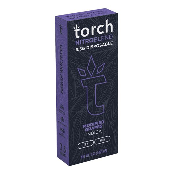 Torch Nitro Blend Disposable Vape Pen 3.5G - Modified Grapes Indica