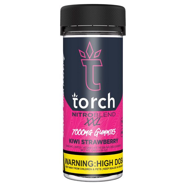 Torch Nitro Blend Gummies 7000mg - Kiwi Strawberry Strain