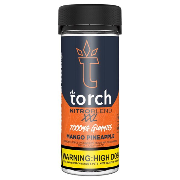 Torch Nitro Blend Gummies 7000mg - Mango Pineapple Strain