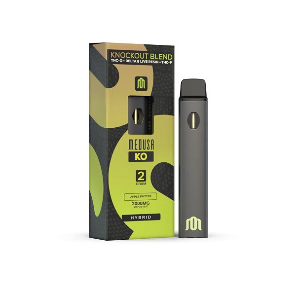 Modus Knockout Blend (Delta-8 THC and THP-P) Rechargeable & Disposable Vape Pen 2 Grams - Apple Fritter- Hybrid Strain