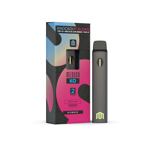 Modus Knockout Blend (Delta-8 THC and THP-P) Rechargeable & Disposable Vape Pen 2 Grams - Cereal Milk- Hybrid Strain