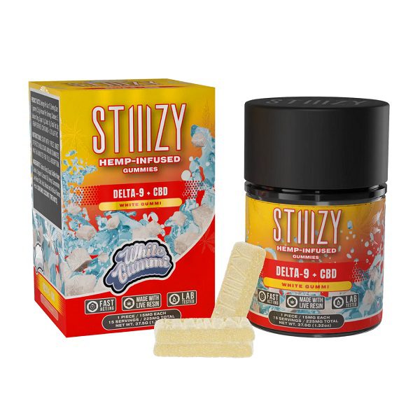 STIIIZY Delta 9 Gummies 225mg - White Gummi Flavor