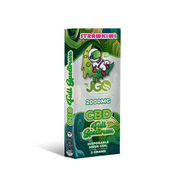 JGO Full Spectrum CBD Disposable Vape Pen 2 Grams - Strawkiwi Flavor