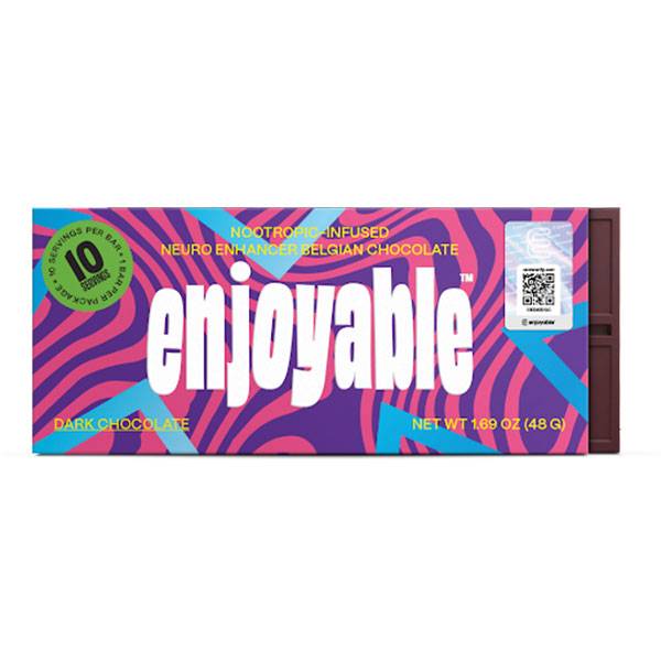 Enjoyable Neuro Enhancer Belgian Dark Chocolate Bar