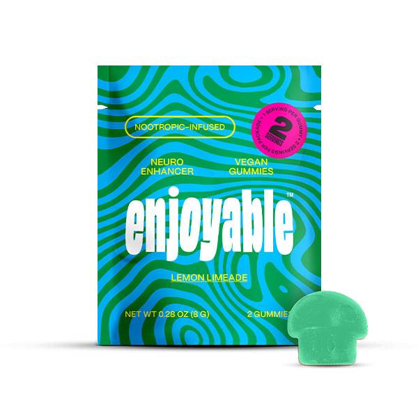 Enjoyable Neuro Enhancer Vegan Gummies 2 pack - Cactus Cooler flavor