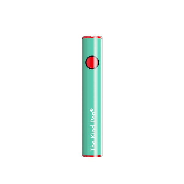 The Kind Pen Dual Charger Variable Voltage 510 Thread Battery 2.0 - Teal & Red color