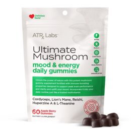 Ultimate Mushroom Gummies Apple Berry Flavor 60 Count