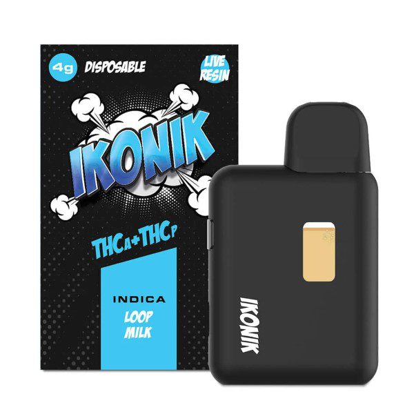 IKONIK Vape Live Resin Disposable Vapes 4G - Loop Milk