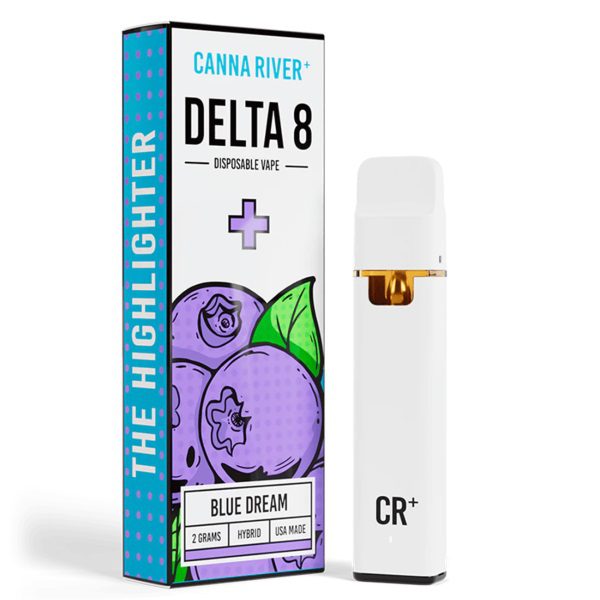 Canna River Highlighter Delta 8 Disposable 2G - Blue Dream (Hybrid)