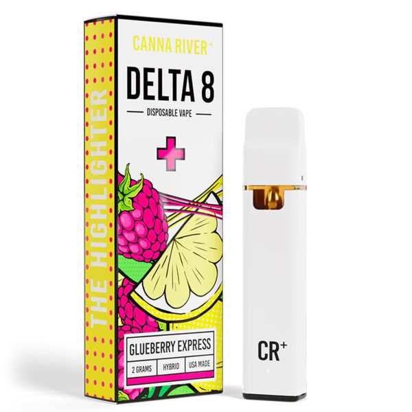 Canna River Highlighter Delta 8 Disposable 2G - Glueberry Express (Hybrid)