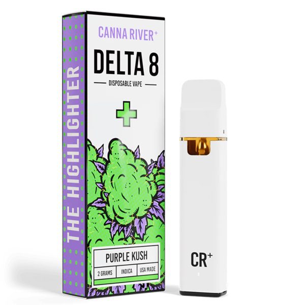 Canna River Highlighter Delta 8 Disposable 2G - Purple Kush (Indica)