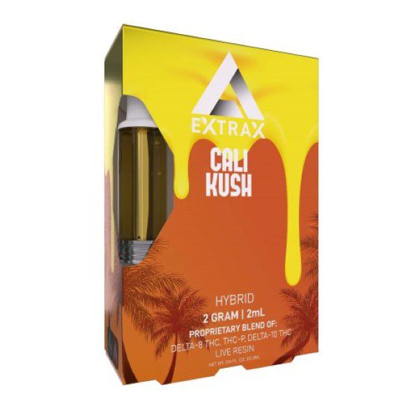 Delta Extrax Delta 8 + Delta 10 + THC-P Live Resin Cartridge 2G - Cali Kush