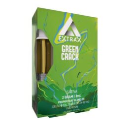 Delta Extrax Delta 8 + Delta 10 + THC-P Live Resin Cartridge 2G - Green Crack