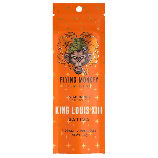 Flying Monkey HHC Pre Roll 2pk | 2G - King Louis XIII (Sativa)