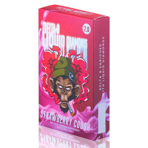 Flying Monkey Liquid Diamonds Disposable 2.0 | 2G - Strawberry Cough (Indica)