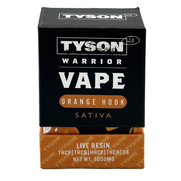 Tyson 2.0 Disposables 3G - Orange Hook (Live Resin, Sativa)