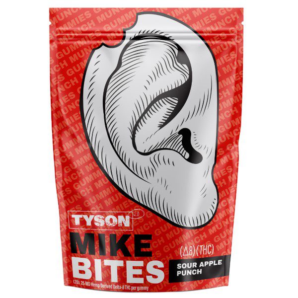 Tyson 2.0 Delta 8 Bites 500mg - Sour Apple Punch