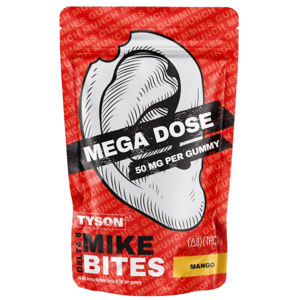 Tyson 2.0 Delta 8 Mega Bites 1000mg - Mango