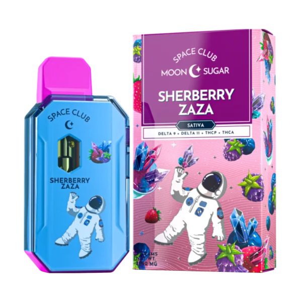 Space Club Moon Sugar Disposable 3G - Sherberry ZAZA (Sativa)