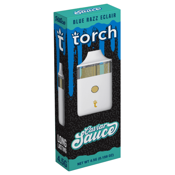 Torch Caviar Sauce Disposable 4.5G - Blue Razz Eclair (Indica)