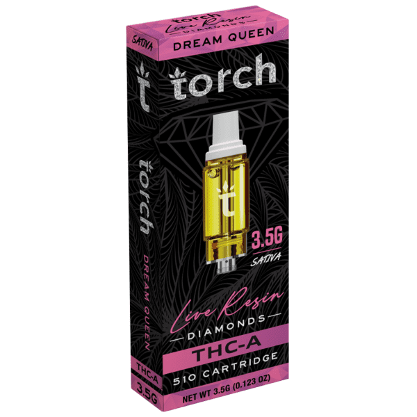 Torch Live Resin Diamonds Cartridge 3.5G - Dream Queen (Sativa)