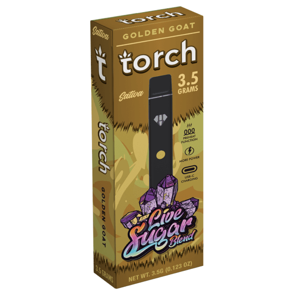 Torch Live Sugar Blend Disposable 3.5G - Golden Goat (Sativa)